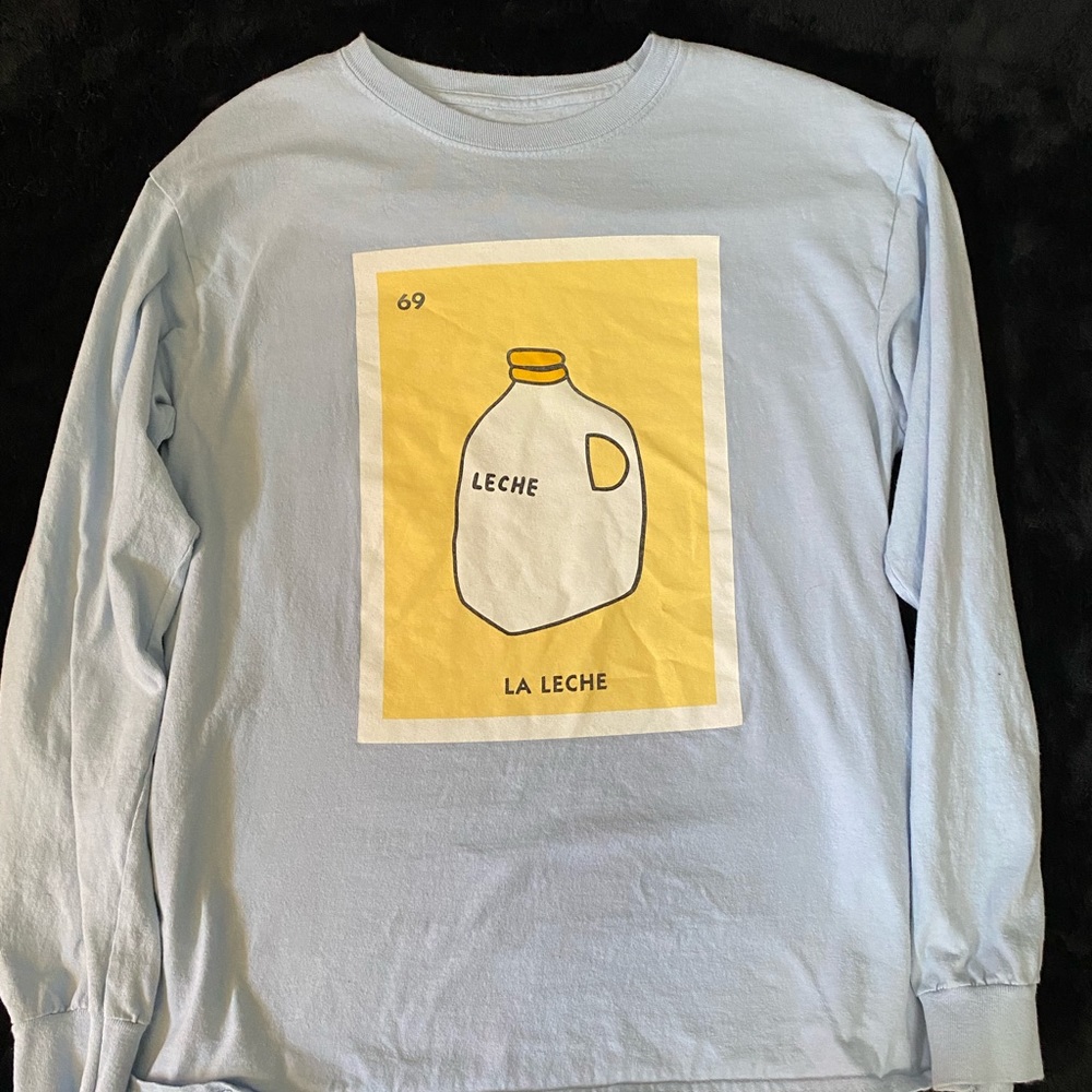 Danny Duncan La Leche Long Sleeve Blue Size M